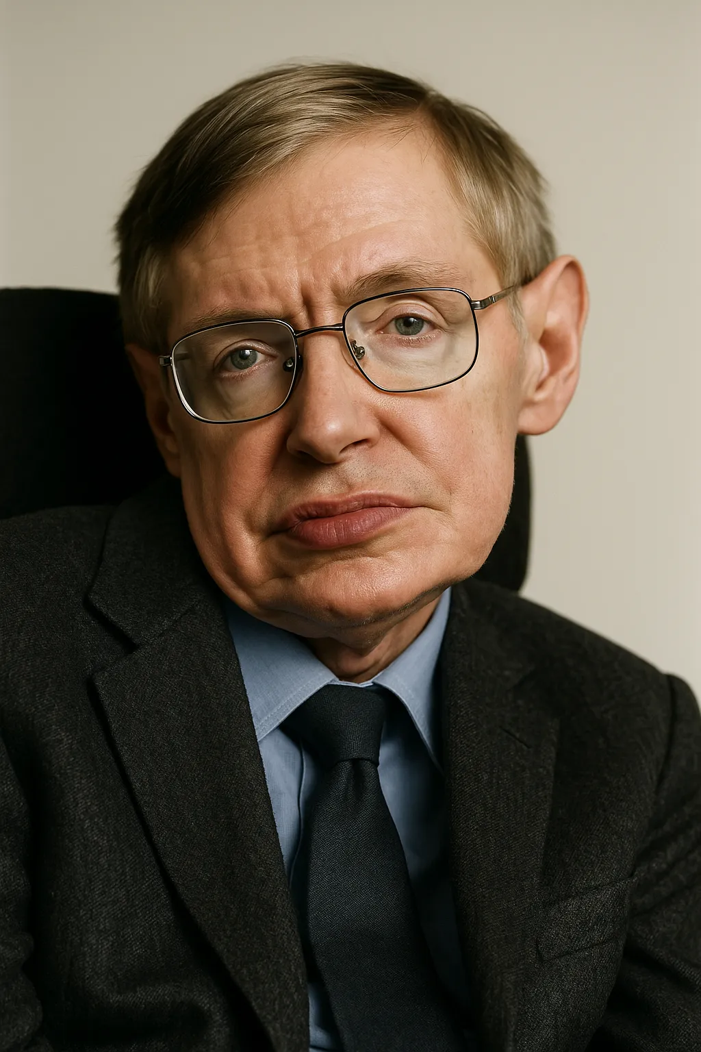portrait of Stephen Hawking