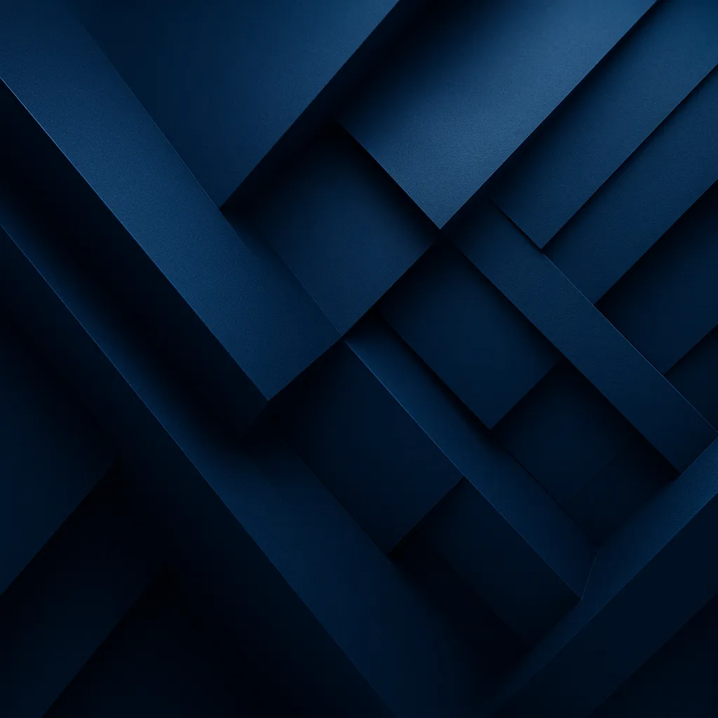 Deep blue abstract geometric background